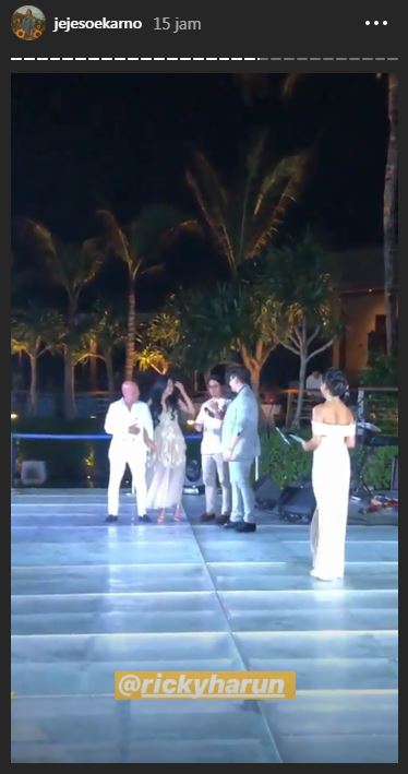 8 Momen pernikahan ketiga Donna Harun, Jeje Soekarno jadi sorotan