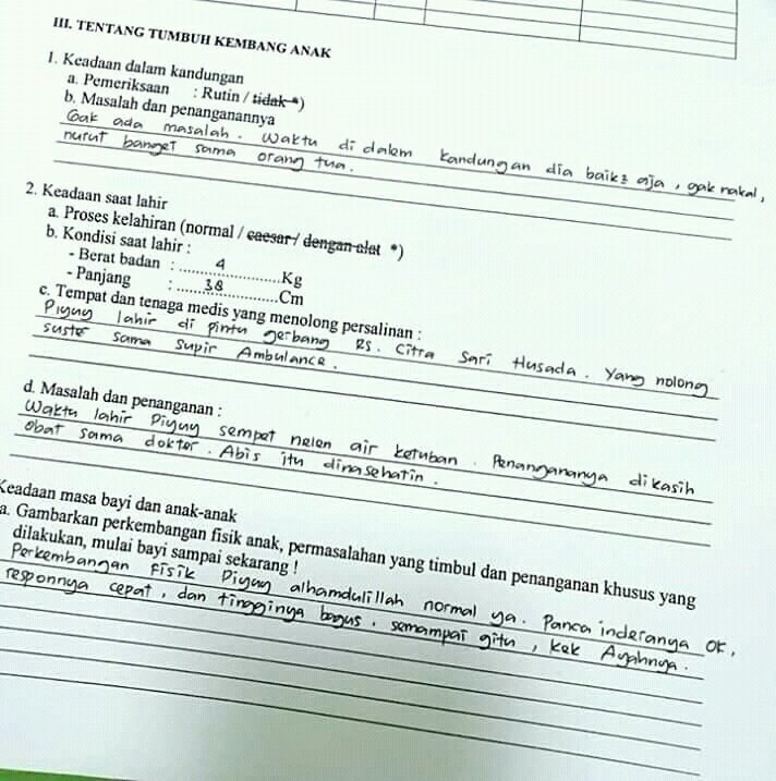 Tulisan ayah di formulir pendaftaran sekolah, isinya bikin ngakak