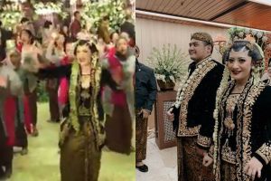 Turun pelaminan, pengantin wanita ini asyik zumba bareng tamu