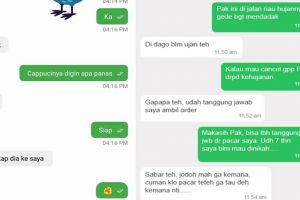 9 Chat lucu sama driver ojek online, endingnya curhat soal cinta