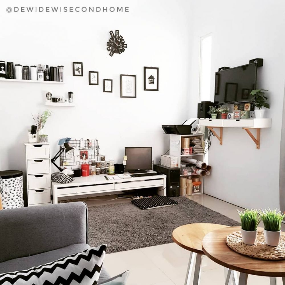 25 Desain ruang kerja  minimalis untuk di rumah dijamin 