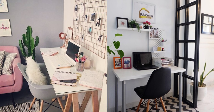 25 Desain ruang kerja minimalis untuk di rumah, dijamin produktif