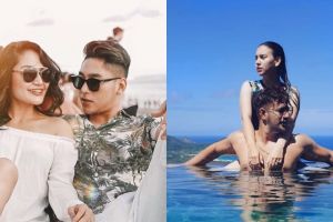 Jadi pengantin baru, ini momen 5 pasang seleb mesra di kolam renang