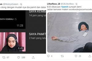 10 Reaksi warganet ikutan #pamit ini bikin nyengir
