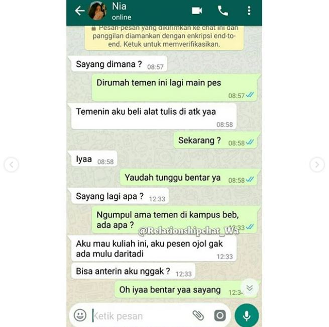 11 Chat lucu cowok bucin ini endingnya bikin ketawa getir