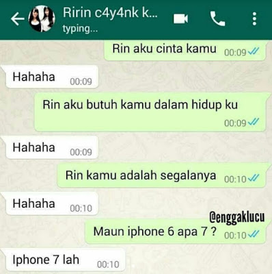 11 Chat lucu cowok bucin ini endingnya bikin ketawa getir