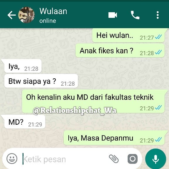 11 Chat lucu cowok bucin ini endingnya bikin ketawa getir