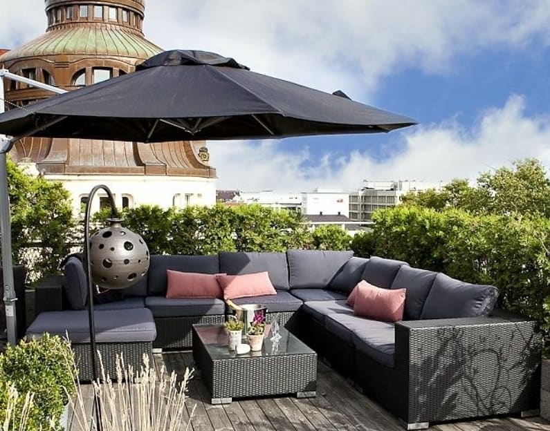 25 Desain rooftop garden minimalis, sejuk dan cozy abis