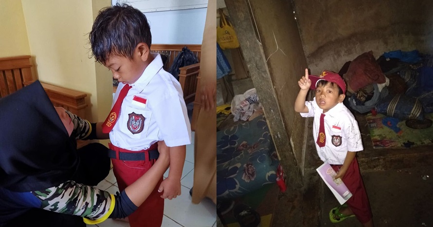 Kisah Jodi, bocah SD asal Kuningan ke sekolah tanpa alas kaki