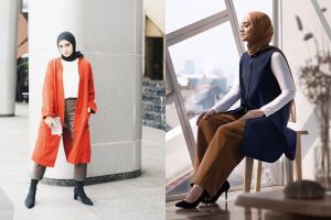 15 Gaya outfit ala Ayudia Bing Slamet, feminin minimalis 