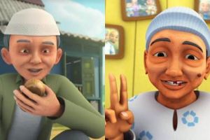 Potret masa kecil 7 tokoh Upin Ipin, Opah manglingi banget