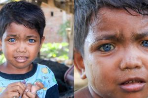 Viral bocah Sulawesi bermata biru, ini sosoknya