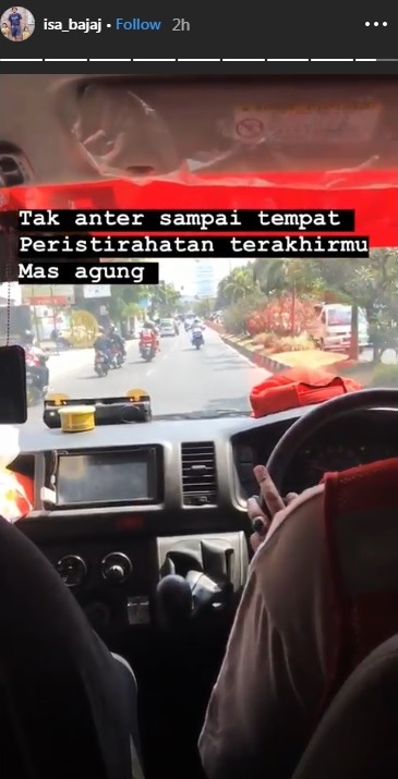 Momen pemakaman Agung Hercules, penuh haru