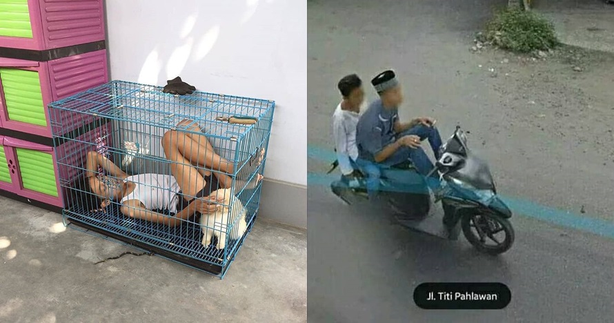 10 Potret orang Indonesia kelewat santai, aksinya bikin tepuk jidat