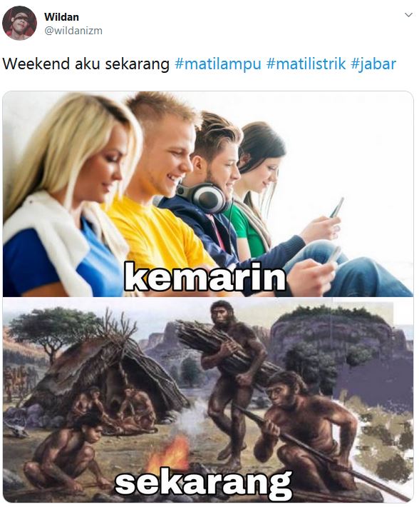 10 Cuitan lucu mati lampu ini kocaknya bikin lupa listrik padam