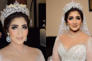 Tania Nadira kenakan gaun pengantin swarovski, mimpi jadi nyata