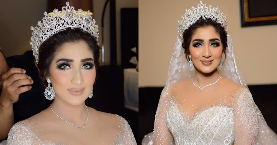Tania Nadira kenakan gaun pengantin swarovski, mimpi jadi