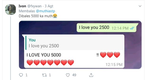 10 Gombalan lucu 'I Love You 2500' ini bikin nyengir
