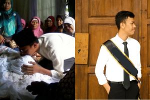 Curhat haru pria kenang almarhum ibunya jelang sidang skripsi
