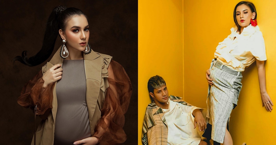 10 Potret maternity Irish Bella, elegan bak boneka