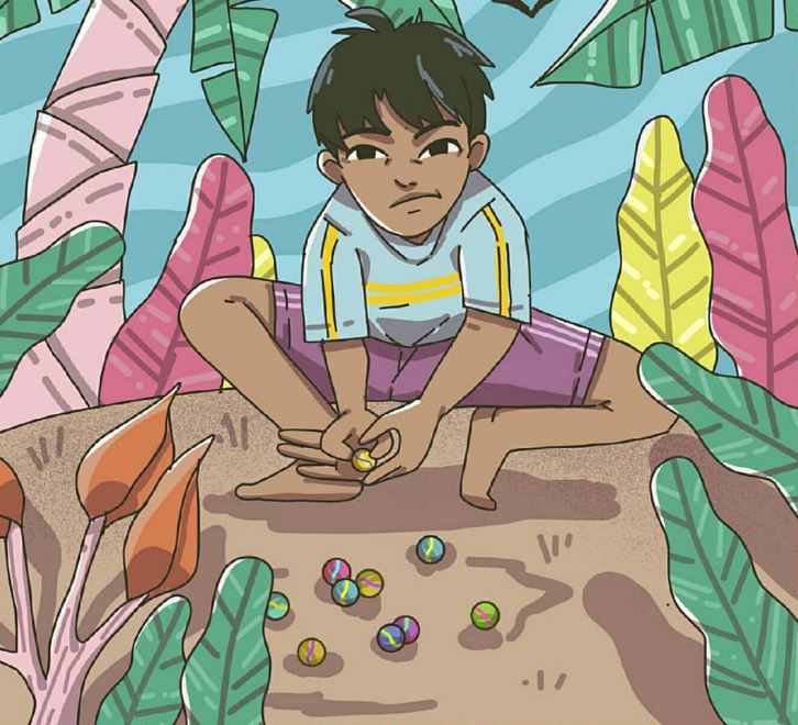 10 Ilustrasi permainan anak bikin ingat indahnya masa kecil