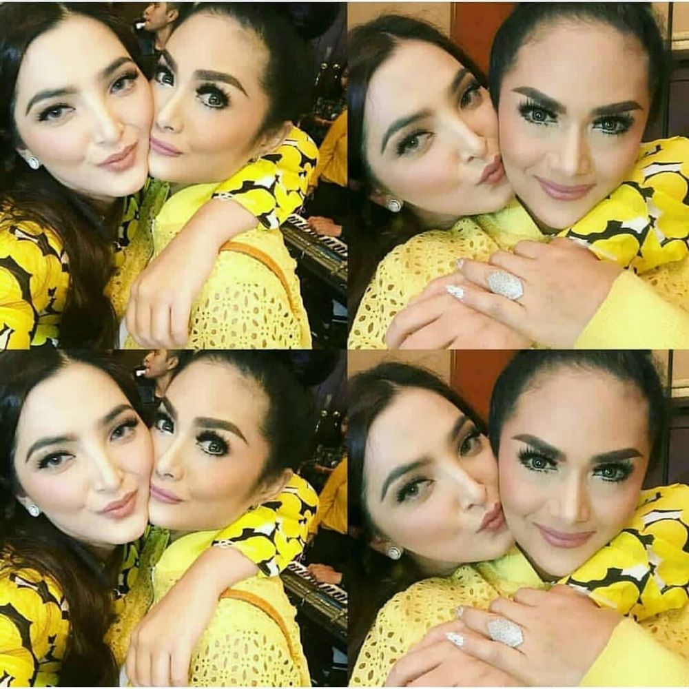 Potret kedekatan 12 seleb cantik dengan mantan istri pasangannya