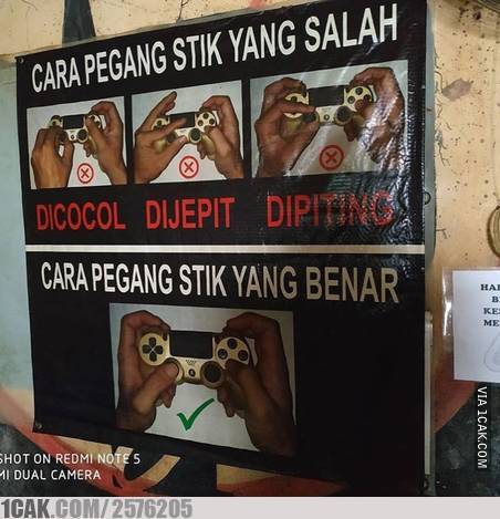 10 Pengumuman lucu di rental PlayStation ini mengundang senyum
