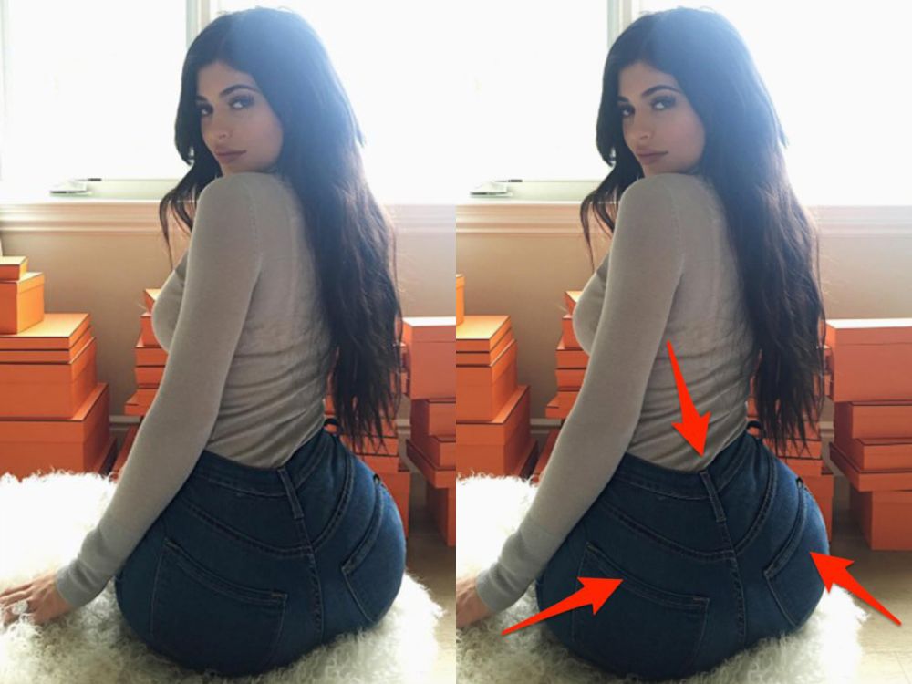 Kesalahan di 11 foto Kardashian-Jenner ini jadi sorotan