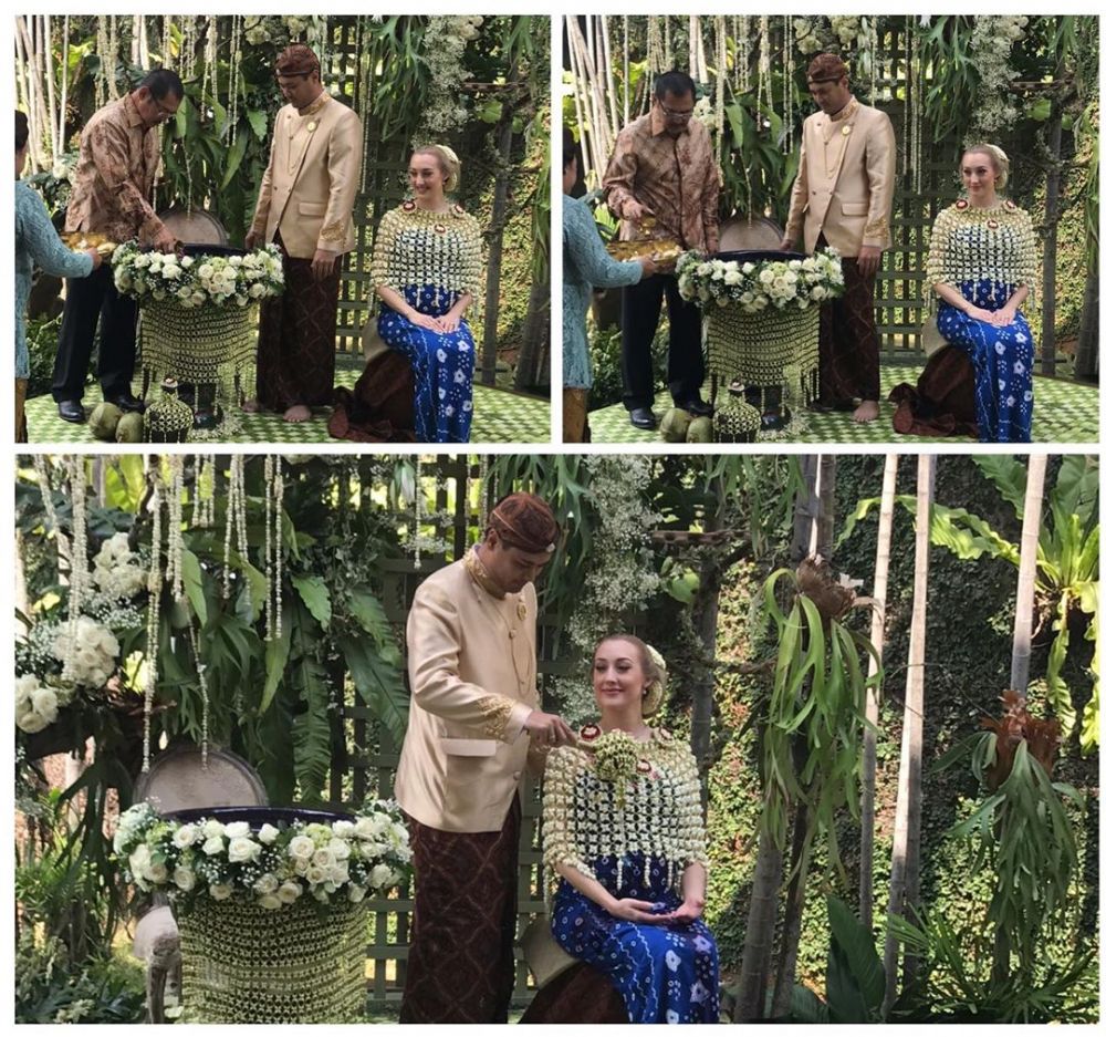 9 Momen istri Panji Trihatmodjo jalani acara 7 bulanan kehamilan