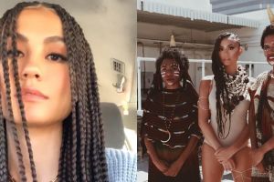 10 Potret terbaru Agnez Mo dengan rambut anyam Papua, nyentrik