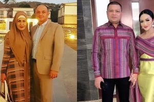 Momen kompak Krisdayanti dan mantan Raul Lemos saat gendong cucu