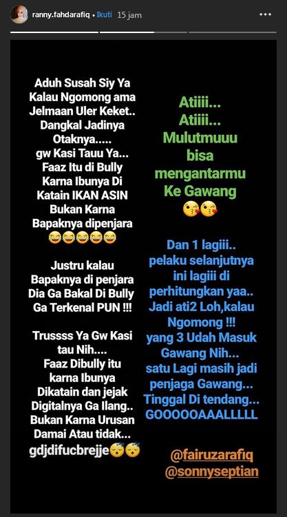 Remehkan psikis anak Galih, Barbie Kumalasari bikin kakak Fairuz geram