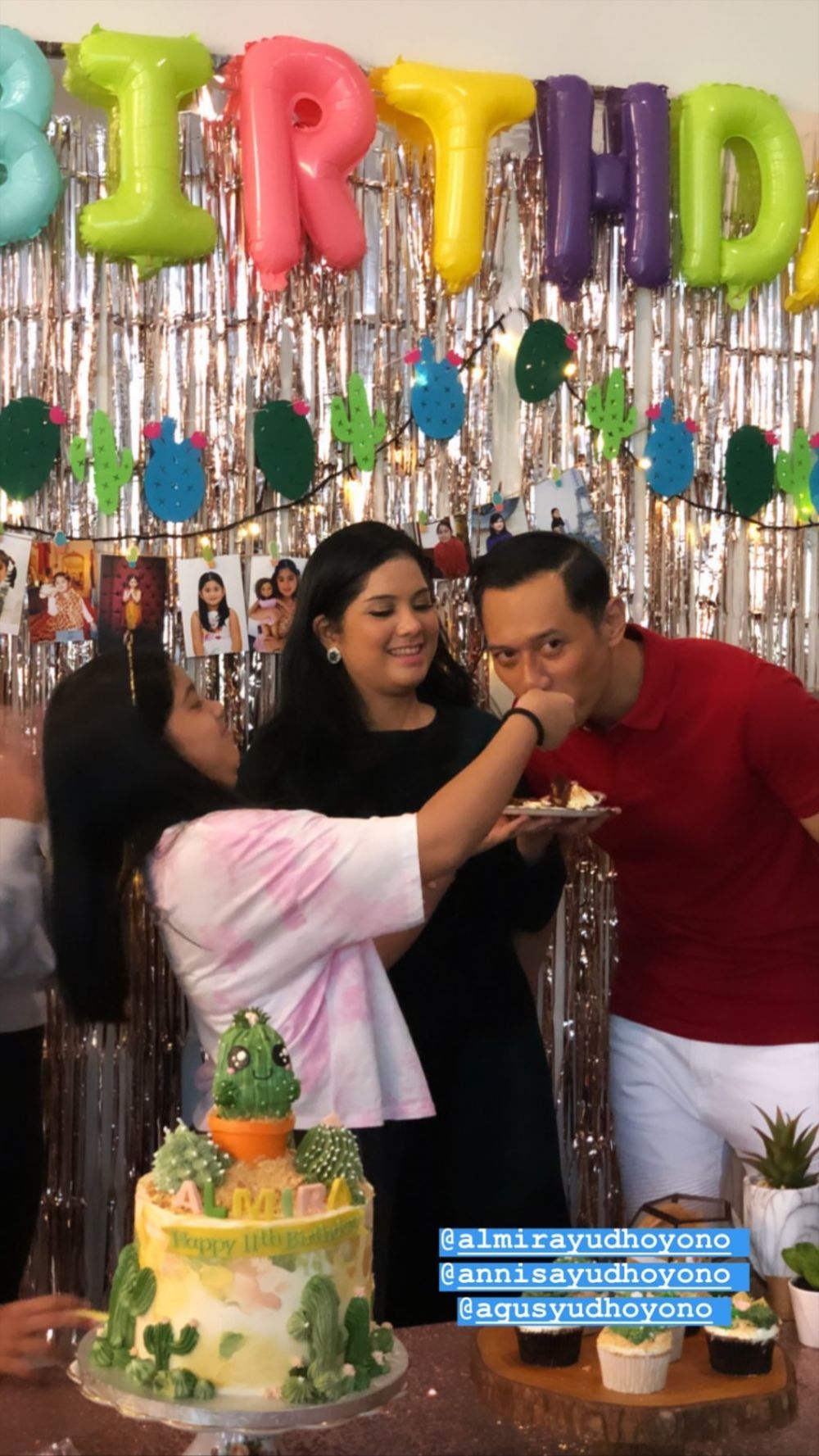 10 Momen perayaan ultah ke-11 Almira anak AHY-Annisa Pohan, meriah