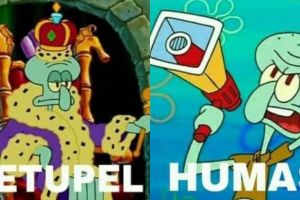 13 Cocoklogi kocak tokoh Squidward Tentacles dengan job anak event