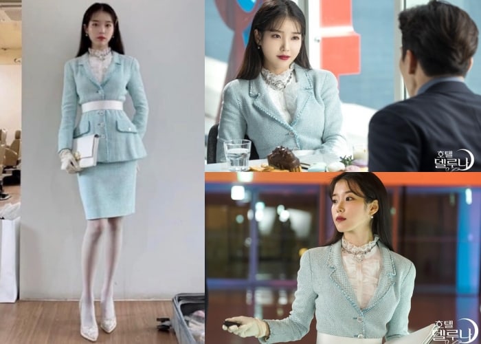 10 Fashion glamor IU dalam drama Hotel Del Luna
