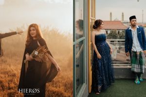 9 Momen prewedding Tretan Muslim dan kekasihnya, gayanya kocak