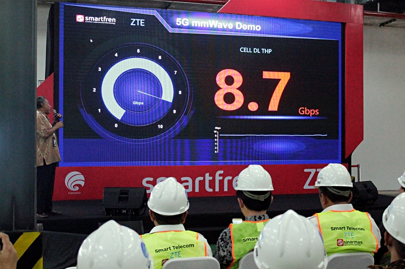 5 Fakta uji coba 5G Smartfren, kecepatan download tembus 8,7 Gbps