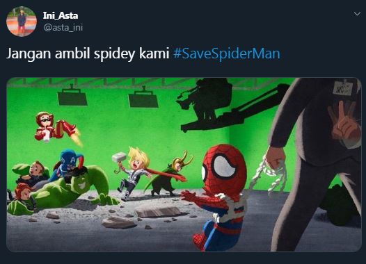 7 Respons lucu warganet Spider-Man keluar dari Marvel bikin nyengir