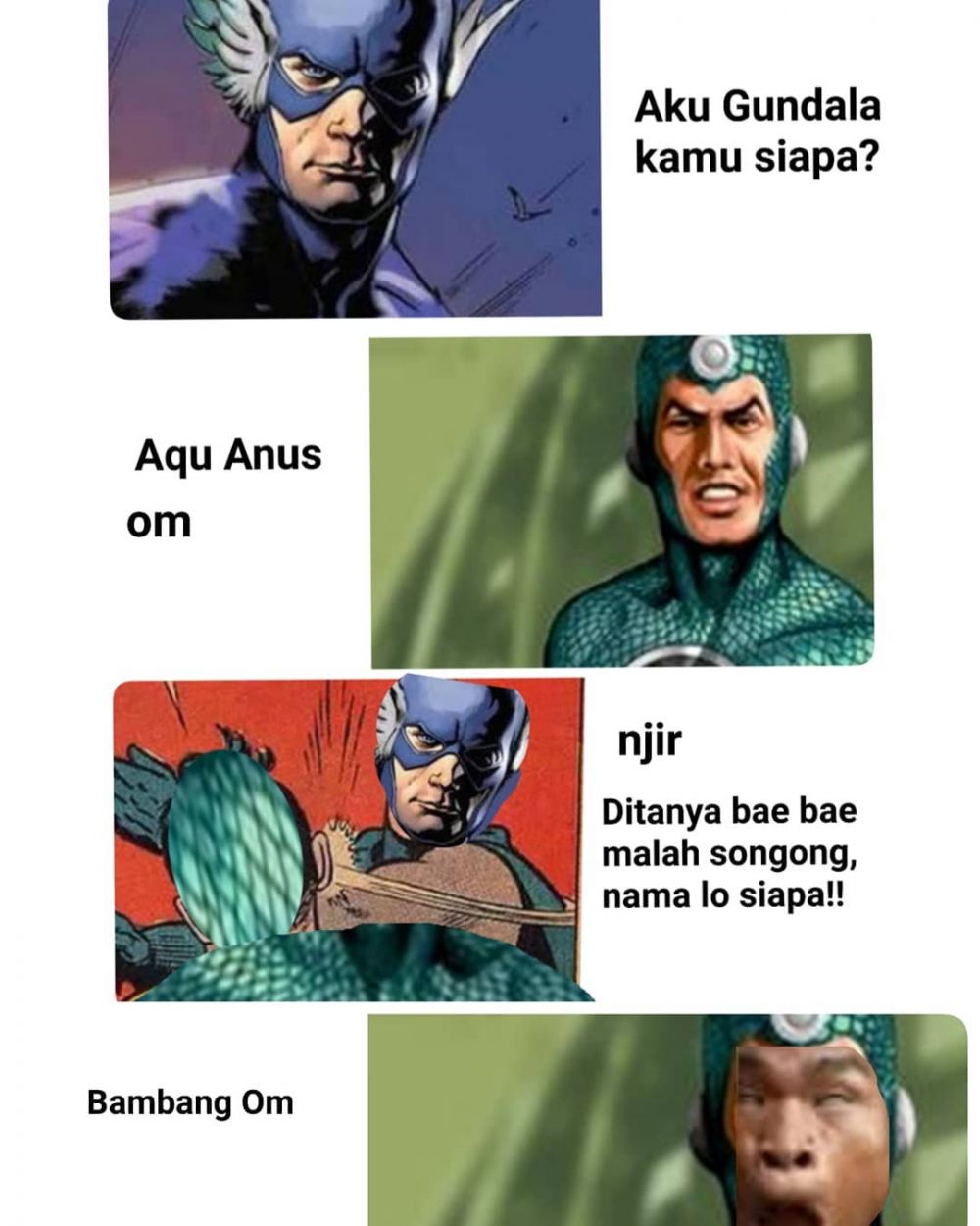11 Meme Lucu Superhero Indonesia Aquanus Ini Kocak Abis
