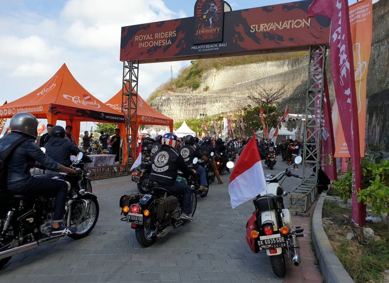 Jambore Royal Enfield di Bali dimulai, silaturahmi antar bikers nih 