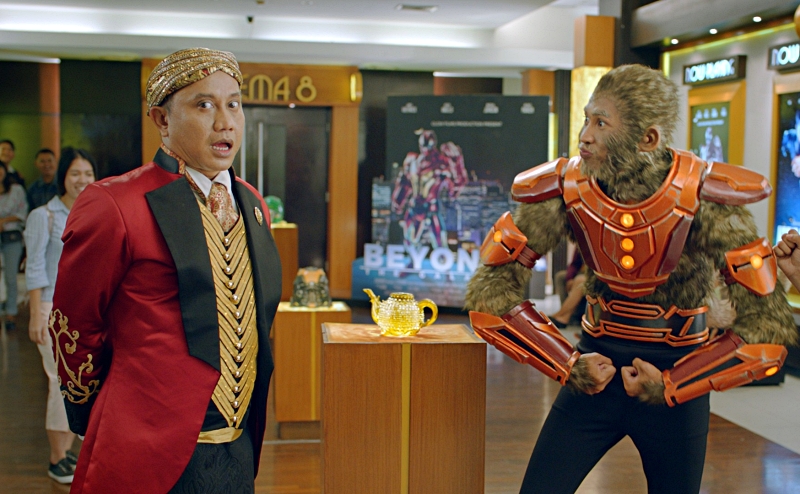 Aksi kocak Om Jin versi superhero tuai reaksi netizen, bikin seger