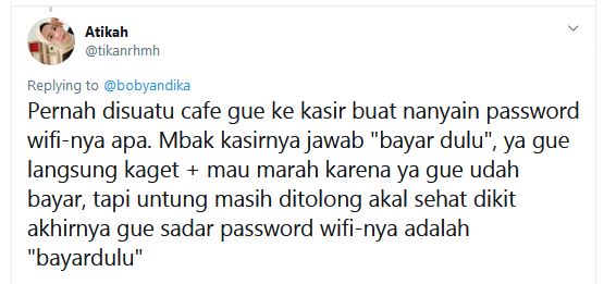 10 Password Wi-Fi ala warganet ini bikin salah paham