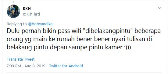 10 Password Wi-Fi ala warganet ini bikin salah paham