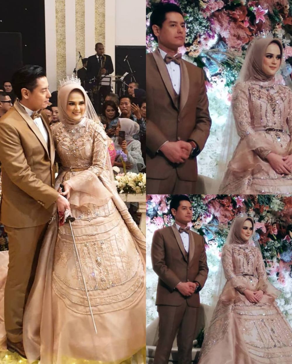 12 Momen pesta resepsi Cut Meyriska & Roger Danuarta, ada Star Wars