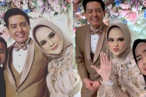 Gaya 10 seleb hadiri resepsi pernikahan Cut Meyriska & Roger Danuarta
