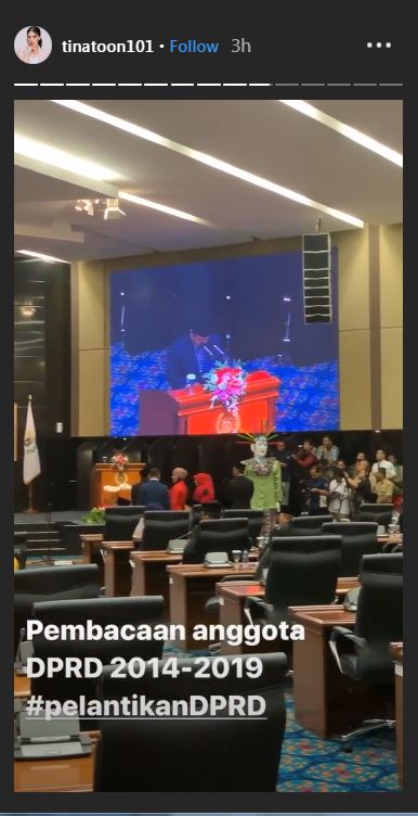 8 Momen pelantikan Tina Toon jadi anggota DPRD DKI Jakarta