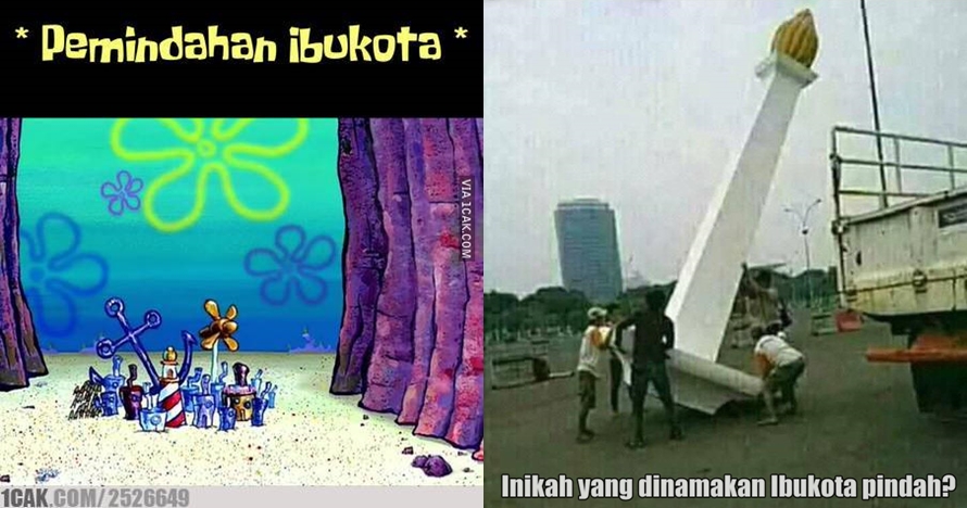10 Meme lucu Ibu Kota pindah ke Kalimantan ini bikin cekikikan