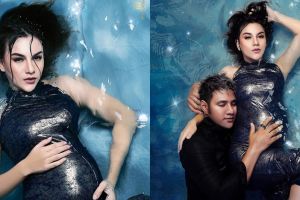 5 Seleb ini jalani pemotretan maternity di dalam air