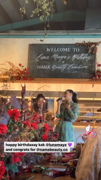 10 Momen perayaan ulang tahun Luna Maya ke-36, bertema rustik