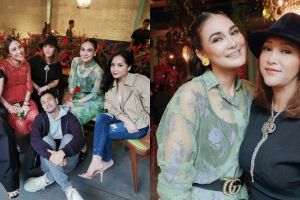 10 Momen perayaan ulang tahun Luna Maya ke-36, bertema rustik
